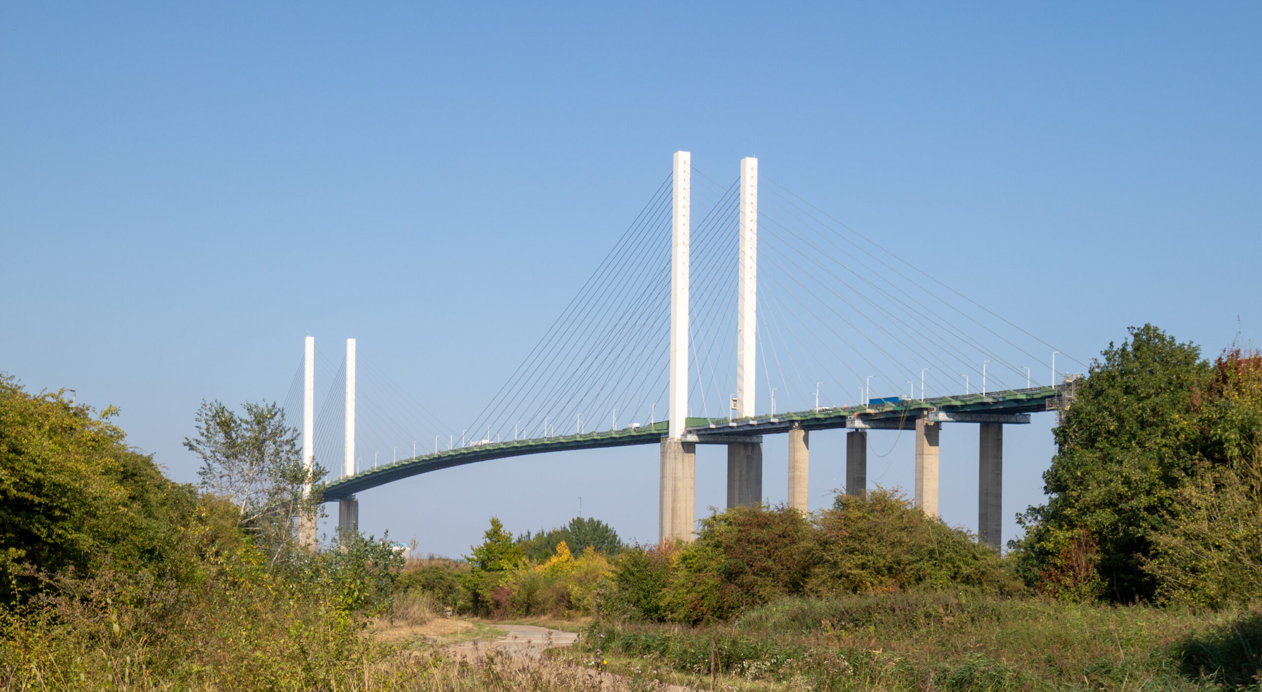 QEII Bridge - from a distance